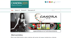 Desktop Screenshot of canora2011.com